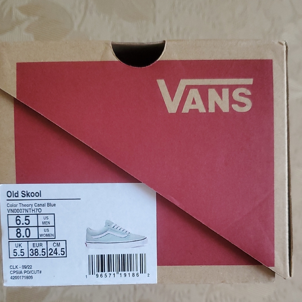 Vans Old School VR3 Shoe/Theory Canal Blue - Picture 13 of 15
